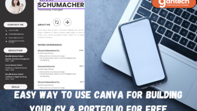 How To Use Canva To Create/Build Your Cv &Amp; Portfolio 2025